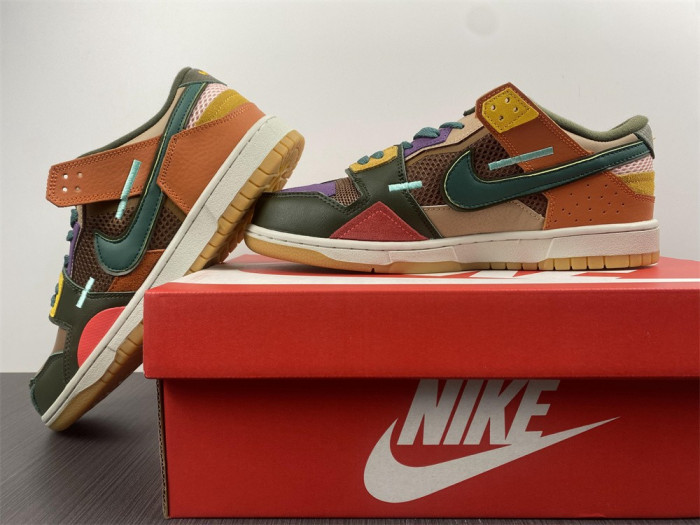 nike dunk low scrap archeo brown - db0500-200