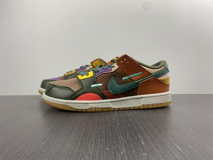 nike dunk low scrap archeo brown - db0500-200