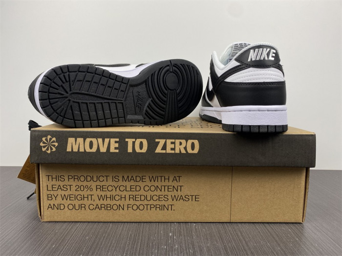nike dunk low next nature white black (w) - dd1873-102