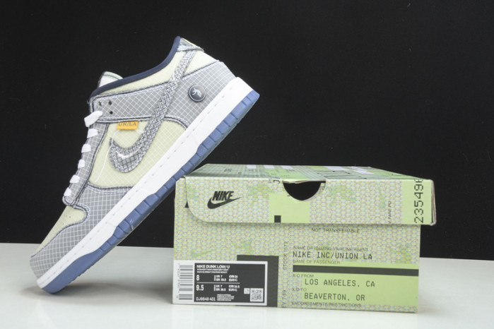 nike union la x dunk low - dj9649-401