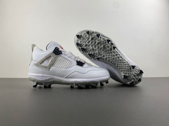 Jordan 4 Retro TD Cleat White Cement - HQ0207-106