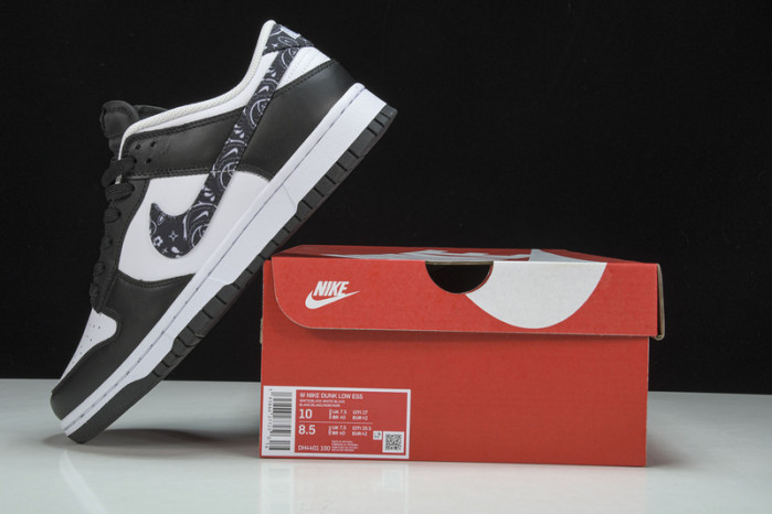 nike dunk low essential paisley pack black dh4401-100
