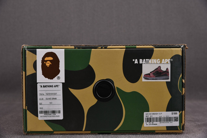 a bathing ape bape sta low copshoe bp-023