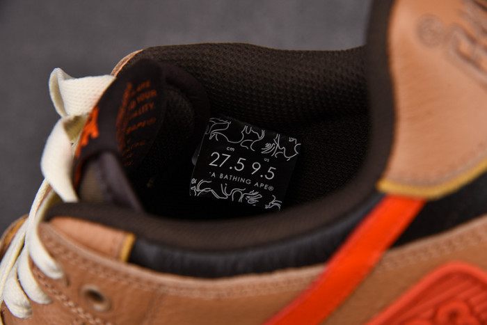 a bathing ape bape sta low copshoe bp-012
