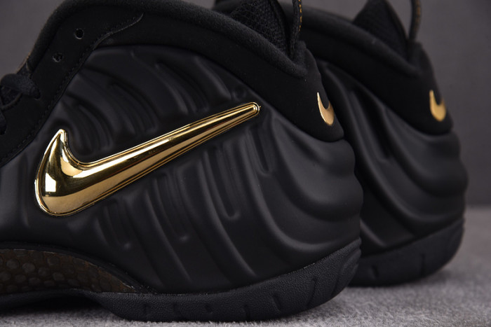 Nike Air Foamposite Pro Black Metallic Gold 624041-009
