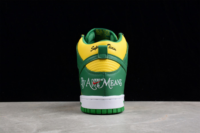 nike sb dunk high by any means brazil dn3741-700