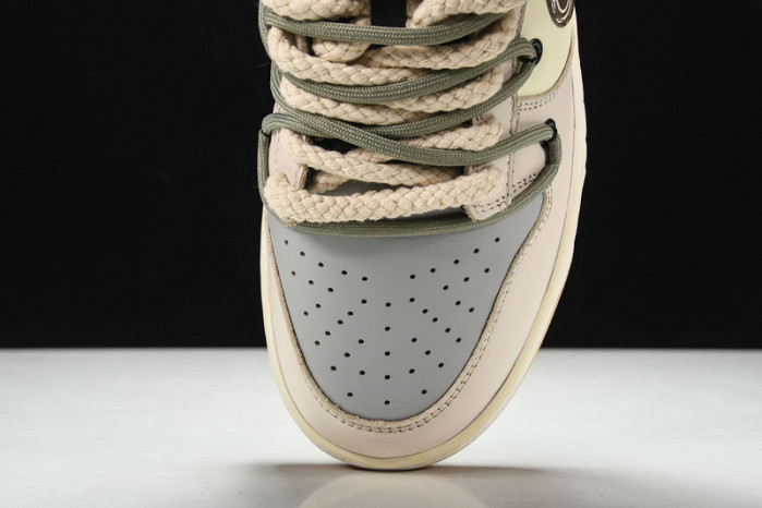 dunk low prm sb "cashew nut flower fl001