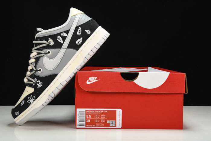 dunk low prm sb "cashew nut flower fl004