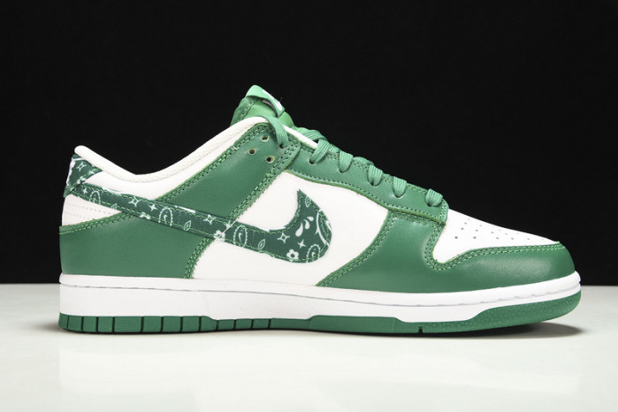 nike dunk low ess "green paisley" dh4401-102
