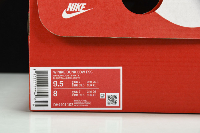 nike dunk low ess "green paisley" dh4401-102
