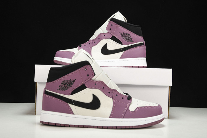 jordan 1 mid se light mulberry (w) - dc7267-500