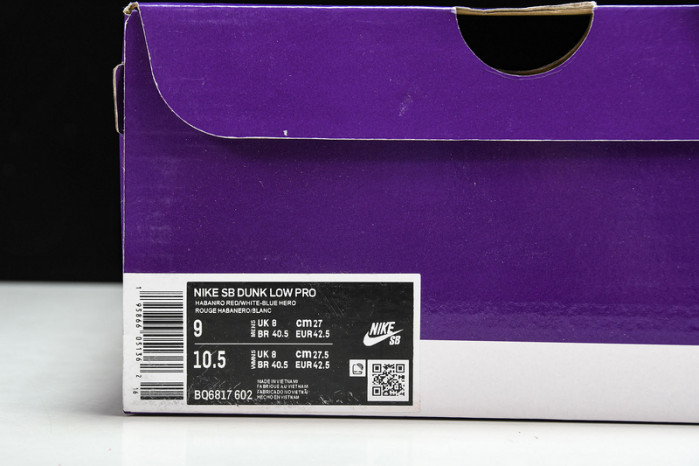nike sb dunk low pro bart simpson - bq6817-602