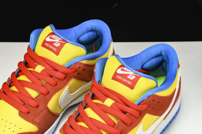 nike sb dunk low pro bart simpson - bq6817-602