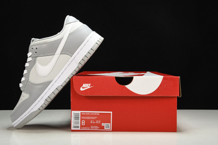 nike dunk low two tone grey - dj6188-001