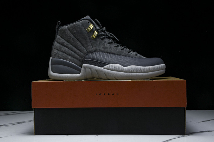 jordan 12 retro dark grey - 130690-005