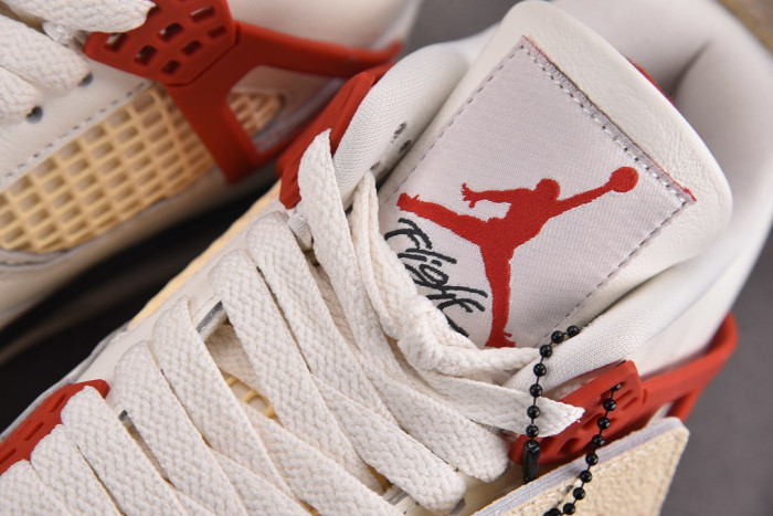 Nigel Sylvester x Air Jordan 4 Sail/Cinnabar-Black IQ8055-100