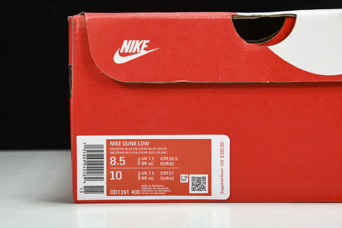 dunk low valerian blue - dd1391-400