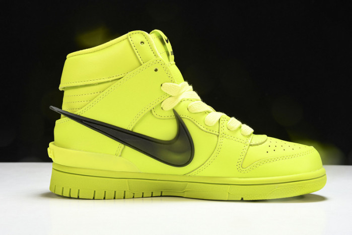 nike dunk high ambush flash lime cu7544-300