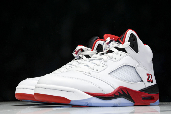 Air Jordan 5 Fire Red Black Tongue 2025 HQ7978-101