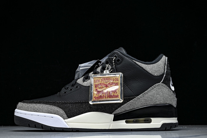 Jordan 3 Retro Levi's Black IR0914-400
