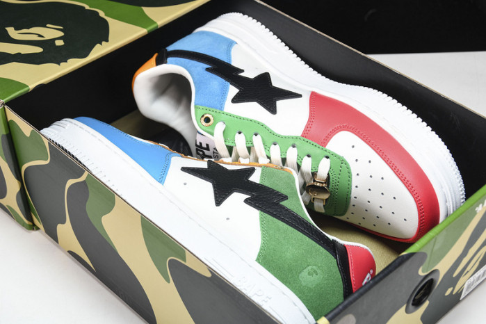 a bathing ape bape sta low copshoe bp-049