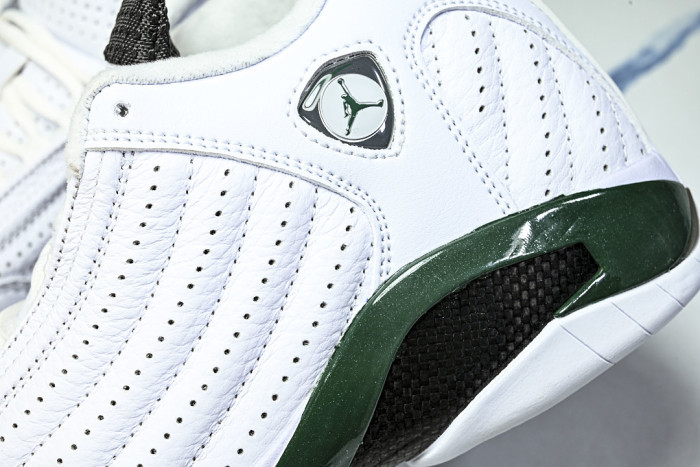 Jordan 14 Retro White Forest Green - 311832-131
