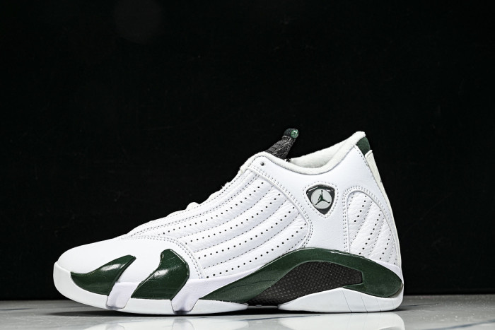 Jordan 14 Retro White Forest Green - 311832-131