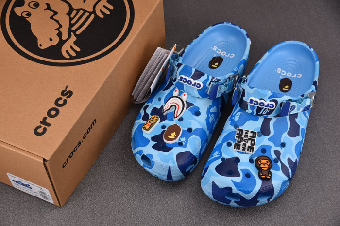 Cr0c5 classic clog a bathing ape abc copshoe bp-220