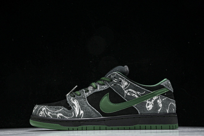 there skateboards x nike sb dunk low hf7743-001