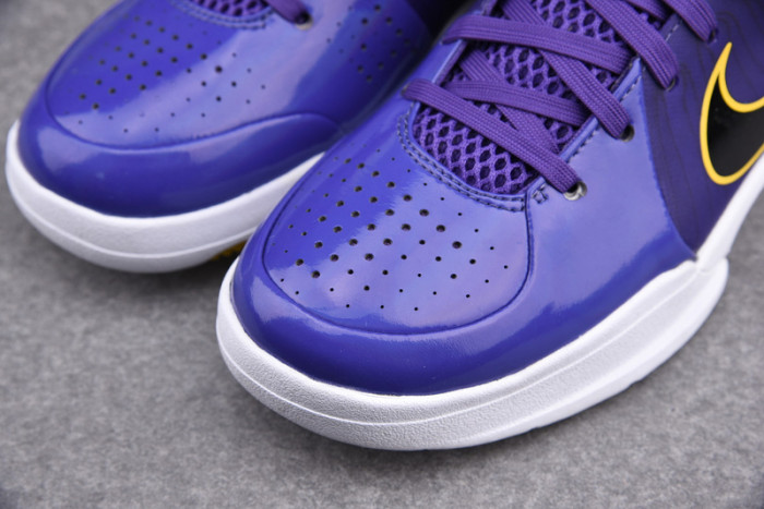 nike kobe 4 protro undefeated los angeles lakers - cq3869-500