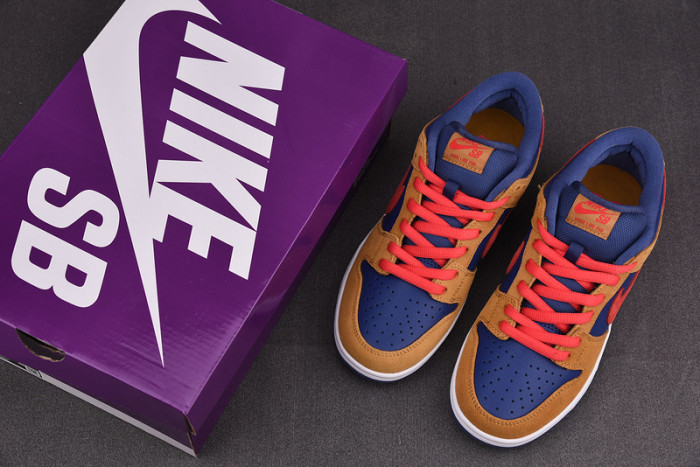 nike sb dunk low reverse papa bear - bq6817-700
