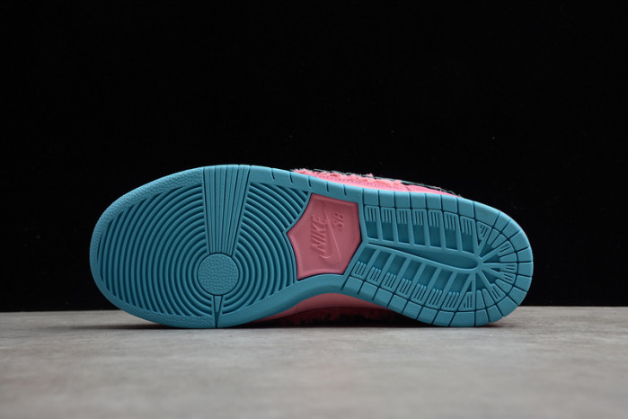 grateful dead x nike sb dunk low "pink bear"-cj5378-600