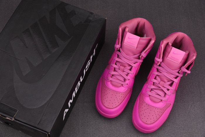 nike dunk high ambush active fuchsia - cu7544-600