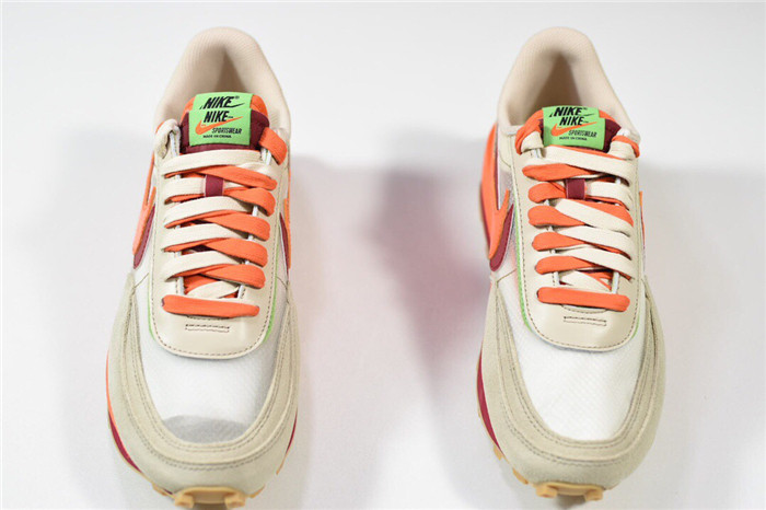 nike ldwaffle clot sacai net orange blaze - dh1347-100