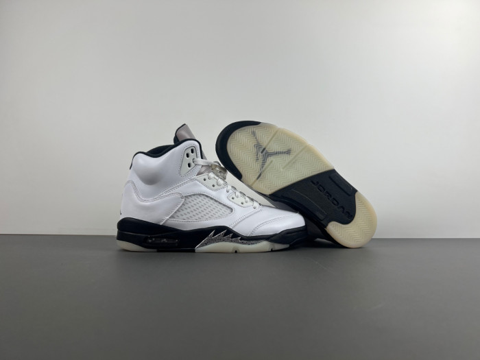 air jordan 5 “white black” dd0587-110