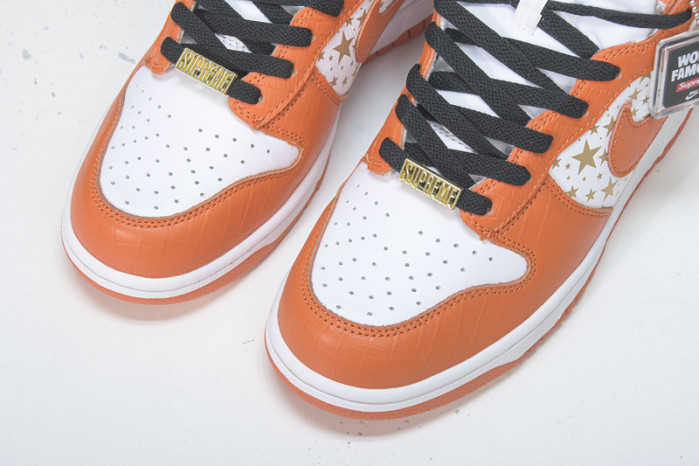 nike dunk high pro sb s*upre*me orange -307385-181