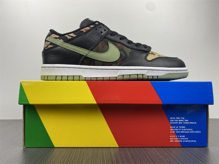 nike dunk low crazy camo - dh0957-001