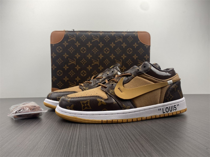 l w x of x air jordan 1 cusT0ms aq0818-201