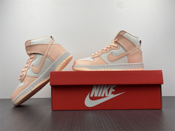 nike dunk high sail crimson tint (w) - dd1869-104