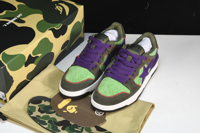 a bathing ape bape sta low copshoe bp-005