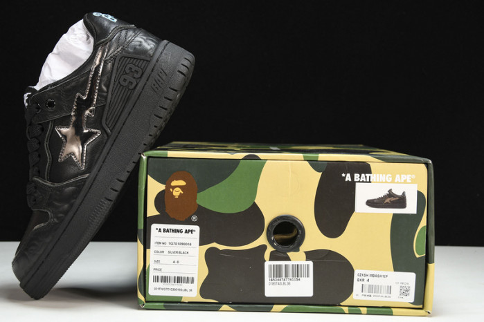 a bathing ape bape sta low copshoe bp-011