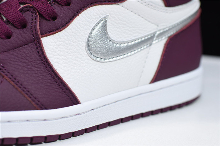jordan 1 retro high og bordeaux - 555088-611