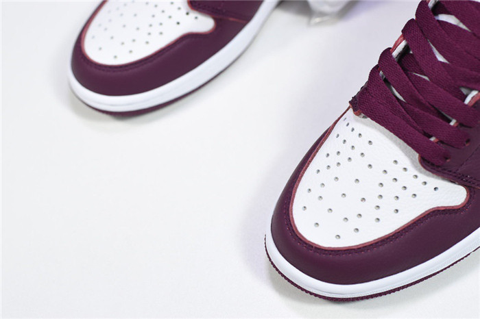 jordan 1 retro high og bordeaux - 555088-611