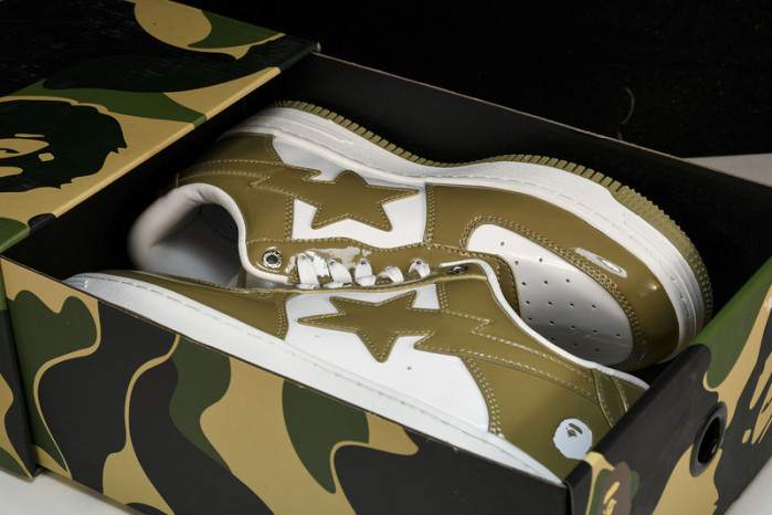 a bathing ape bape sta low copshoe bp-207