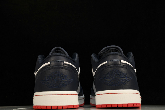 jordan 1 low obsidian ember glow - 553558-481