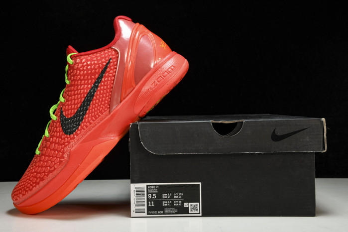 nike kobe 6 protro reverse grinch fv4921-600