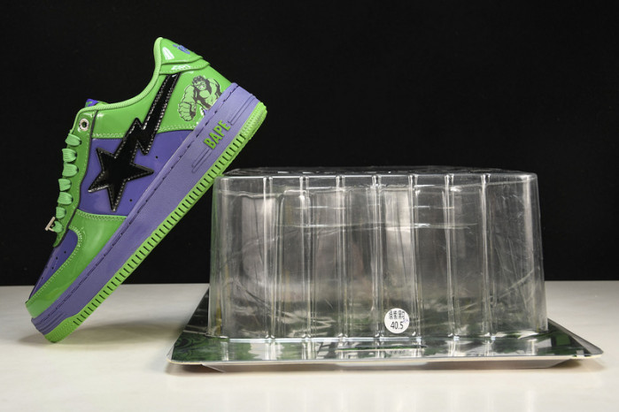 a bathing ape bape sta low copshoe bp-196