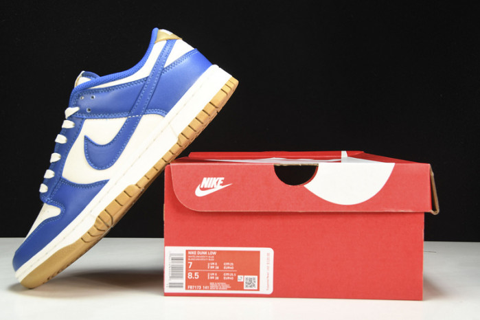 nike dunk low royal blue gold fb7173-141