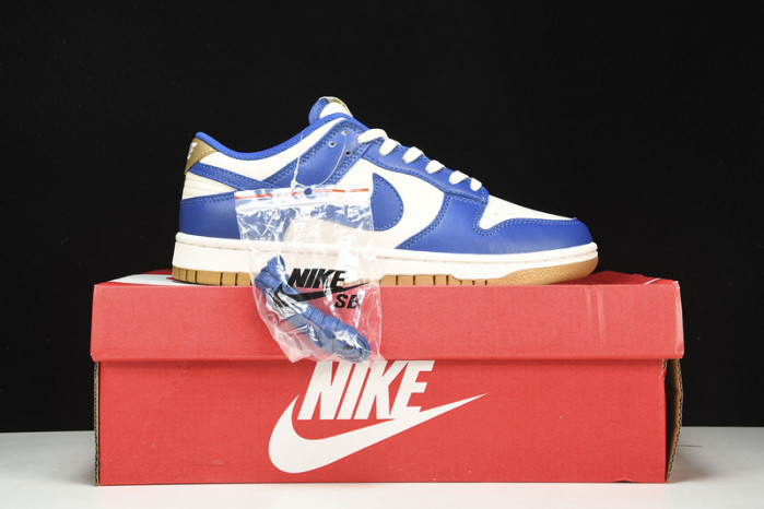 nike dunk low royal blue gold fb7173-141