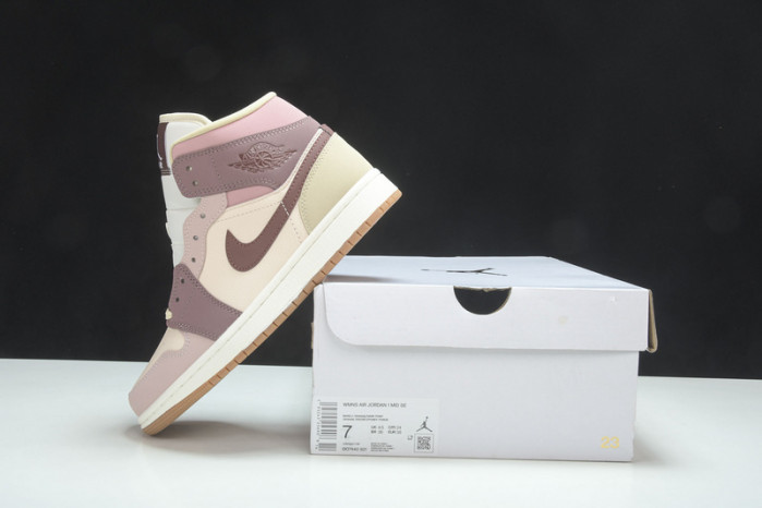 jordan 1 mid se dark pony smoky mauve - do7440-821